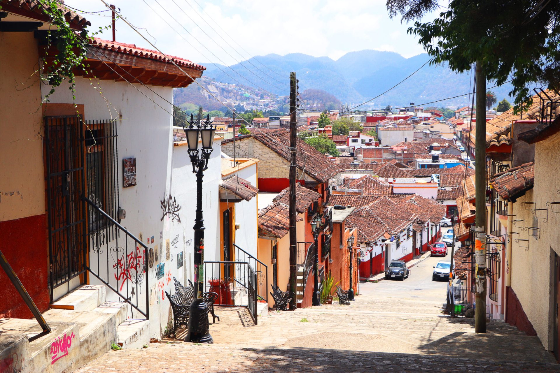 San Cristóbal de las Casas village coloré